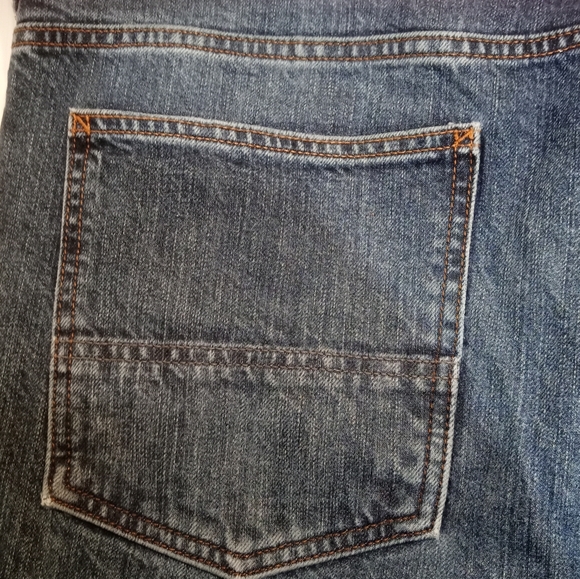 Carhartt Big Mens Denim Relaxed Fit Jean in Color Bay BD5119-M Size 48 x 32 EUC - Picture 7 of 15